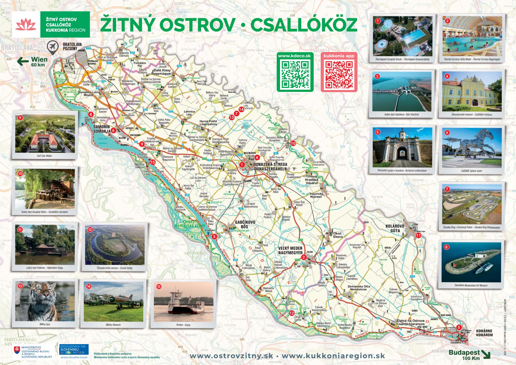 region map zitny ostrov